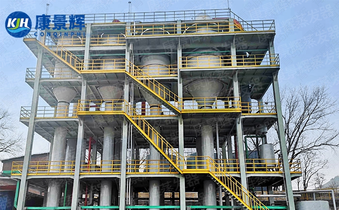 稀土碳沉廢水結（jié）晶的MVR強製蒸發器係統