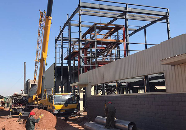 蒸發器生產廠家（jiā）安裝現場（chǎng）