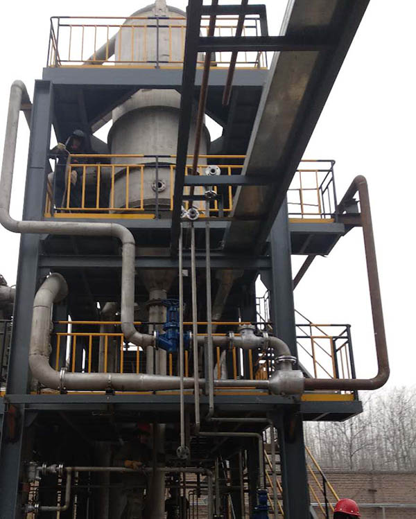 氯化鈉廢水（shuǐ）處理（lǐ）三效TVR蒸發器