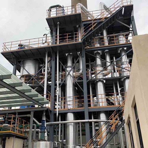 三效降膜濃(nóng)縮蒸發器(qì) 三(sān)效降膜濃縮蒸發器